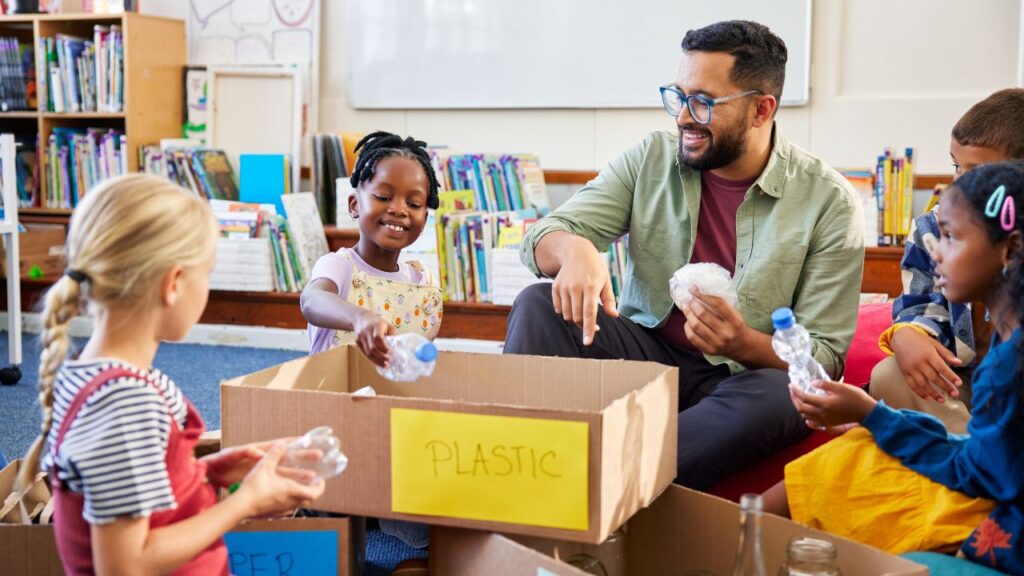 having students do some chores helps to have a healthier and cleaner classroom