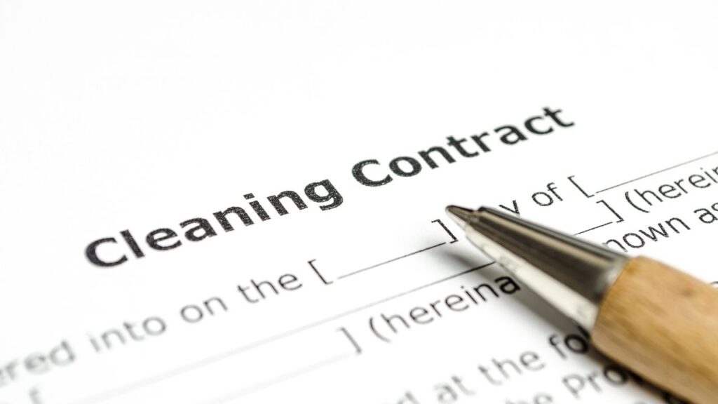 cleaning contract