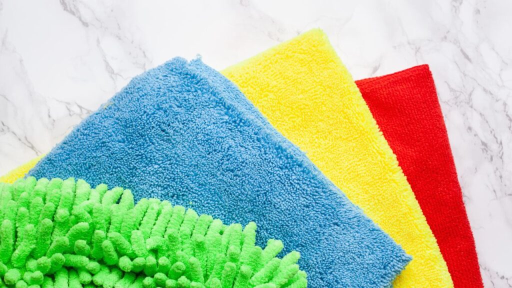 various types of microfiber cloth